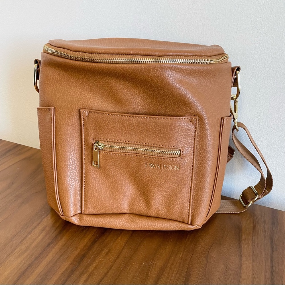 Fawn Design the mini convertible diaper bag backpack crossbody vegan